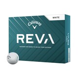 Callaway ERC Soft REVA golfballen met logo, voorkant van de doos met de Callaway ERC Soft REVA ervoor