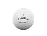 Callaway ERC Soft golfballen met logo, het logo van Callaway afgebeeld op de bal