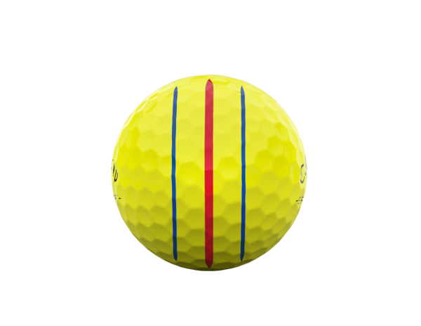 Callaway ERC Soft golfballen met logo, het lijntje op de Callaway golfbal